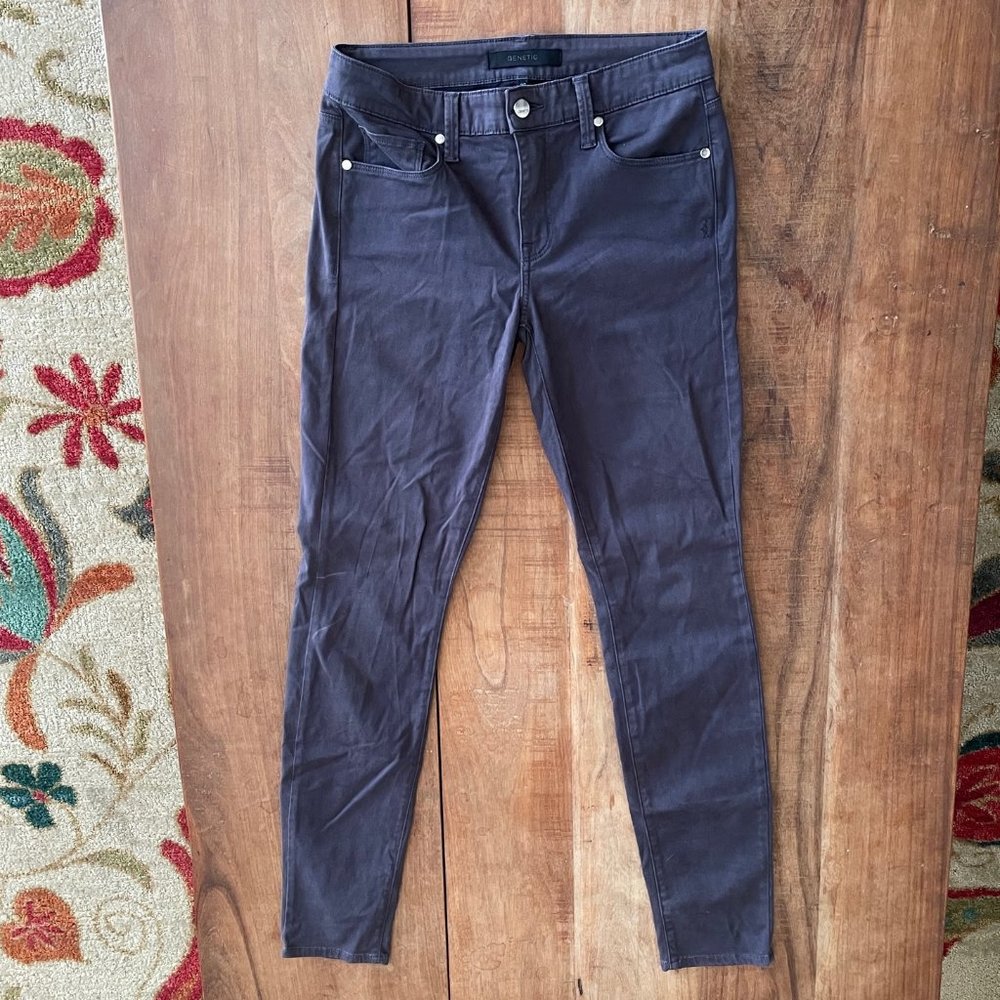 Pre-owned Genetic Los Angeles denim Stem Jeans in Charcoal - Size 27
